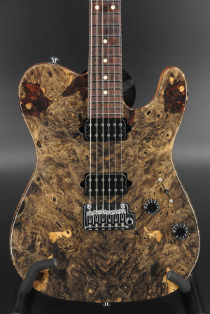 USED Suhr Custom Classic T 24 - Incredible Buckeye Burl Top