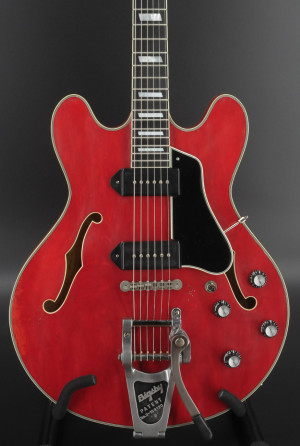 Eastman T64/V - Hollowbody - Lollar Pickups - Antique Red Varnish Finish #2417