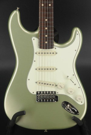 USED Xotic XSC-1 Lime Gold - Master Grade Roasted Flame Maple Neck #2163